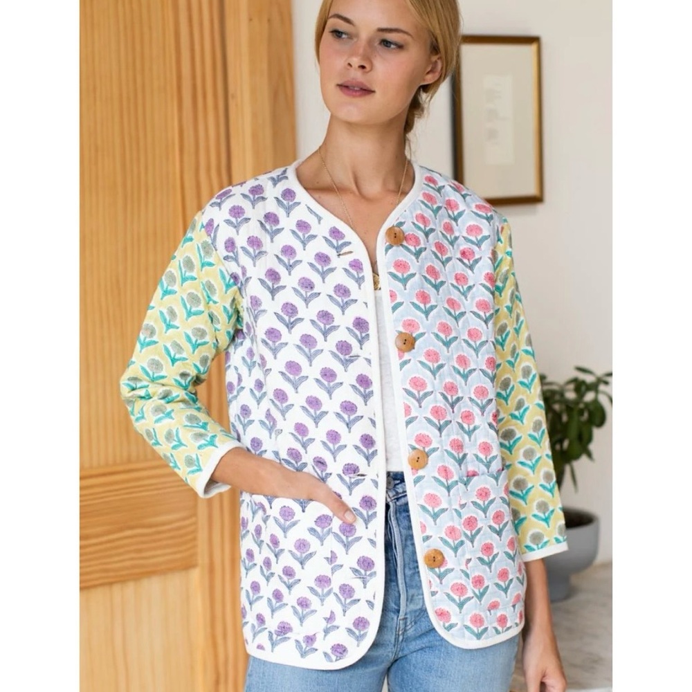 Emerson Fry India Quilted Jacket, Frances Patchwork